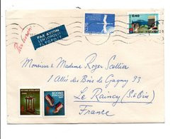 FINLANDE AFFRANCHISSEMENT COMPOSE SUR LETTRE POUR LA FRANCE 1969 - Cartas & Documentos