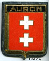 CAL237  - PLAQUE CALANDRE AUTO - AURON - Plaques émaillées (après 1960)