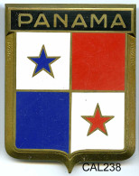 CAL238  - PLAQUE CALANDRE AUTO - PANAMA - Plaques émaillées (après 1960)