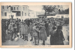 CPA Albanie Valona La Piazza Principale Mentre Suona La Musica - Albanien