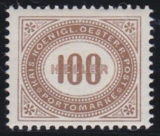 Austria      .    Y&T    .   Taxe 33      .  *     .   Mint With Gum   .   Hinged - Strafport