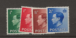 1936 MNH GB, Mi 193-96 Postfris** - Nuovi