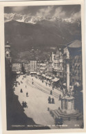 D1195) INNSBRUCK  - Maria Theresienstraße Mit Annasäule U. Straßenbahn Rechts Im Bild  ALT ! - Innsbruck