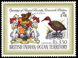 British Indian Ocean Territory 1971 Opening Of Royal Society Research Station Unmounted Mint. - Territorio Británico Del Océano Índico