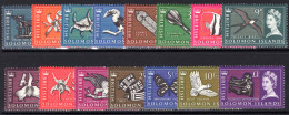 British Solomon Islands 1965 Set Lightly Mounted Mint. - Salomonen (...-1978)