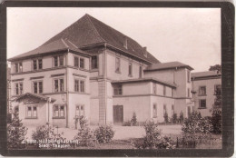 HILDBURGHAUSEN Thüringen Stadttheater 1898 Junge Männer Mit Hochrad Cabinett Foto Verlag Von Otto Petzold - Hildburghausen