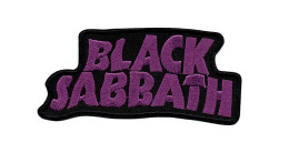 BLACK SABBATH PATCH ECUSSON Patch Thermocollant NOM MAUVE - Objets Dérivés