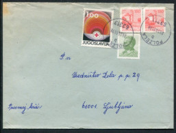 YUGOSLAVIA 1981 Red Cross Tax. Used On Commercial Cover.  Michel ZZM 74 - Wohlfahrtsmarken