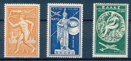 GRECE PA YT 66 à 68 NEUF** TB NATO - Unused Stamps