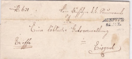 Austria 1850 Letter, Cover, Auspitz, Hustopece, Lednice, Eisgrub (L02060) - ...-1850 Préphilatélie