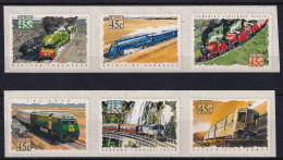 MiNr. 1354 - 1359 Australien (Commonwealth) 1993, 1. Juni. Züge. Odr.; Selbstklebend - Postfrisch/**/MNH - Neufs