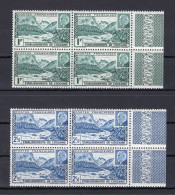 Etablissement De L'Océanie 1944 - Maréshal Philippe Pétain - Block Of  Four - Complete Set - MNH** - Excellent Quality - 1944 Maréchal Pétain, Surchargés – Œuvres Coloniales