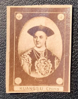 ~1890th RARE CHINESE EMPEROR GUANGXU "KUANGSU CHINA 1871" Vintage Photographic Label  (Chine Vignette Poster Stamp Photo - Erinofilia