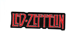 LED ZEPPELIN PATCH ECUSSON Patch Thermocollant NOM ROUGE - Objets Dérivés