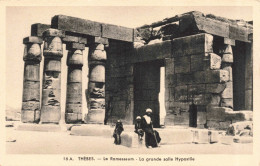 GRECE - Thèbes - Le Ramesseum - La Grande Salle Hypostile - Animé - Carte Postale Ancienne - Griechenland