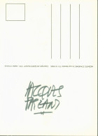 Autographe Signature Heutre Noir Jacques Faizant Dessinateur Sur Carte Postale Humoristique - Other & Unclassified