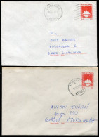 SLOVENIA 1992 5.00 T.  Postal Stationery Envelope On Both Papers Used.  Michel U1a-b - Slovénie