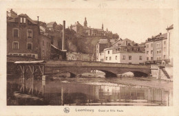 Luxembourg - Luxembourg - Grund Et Ville Haute - Pont - Village - église - Carte Postale Ancienne - Luxemburg - Stad