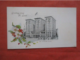 Private Mailing Card.   Greetings The Planters Hotel St Louis – Missouri  Ref 6127 - St Louis – Missouri