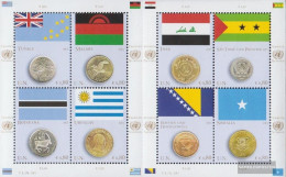 UN - Vienna 858-865Klb Sheetlet (complete Issue) Unmounted Mint / Never Hinged 2015 Flags And Coins - Nuevos