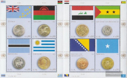 UN - Vienna 858-865Klb Sheetlet (complete Issue) Unmounted Mint / Never Hinged 2015 Flags And Coins - Neufs