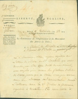 LAS Lettre Autographe Signature Armée De L'Ouest Général Louis Antoine Pille Général Révolution Et Empire - Other & Unclassified