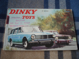 Catalogue Original DINKY TOYS 1966 - 2e édition - Voitures Miniatures - éd. Française - Kataloge & Prospekte