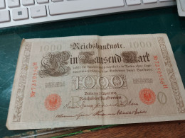 BILLET / REICHSBANTNOTE 1000 / 1910 - 1000 Mark