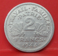 2 Francs état Français 1944 B - TB - Pièce Monnaie France - Article N°773 - 2 Francs