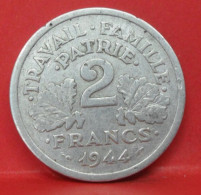 2 Francs état Français 1944 C - TB - Pièce Monnaie France - Article N°774 - 2 Francs