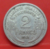 2 Francs Morlon Alu 1941 - TB - Pièce Monnaie France - Article N°775 - 2 Francs