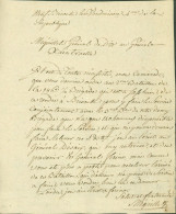 LAS Lettre Autographe Signature Jean Nicolas Méquillet Général De Division Révolution Française - Andere & Zonder Classificatie