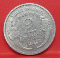 2 Francs Morlon Alu 1946 - TB - Pièce Monnaie France - Article N°778 - 2 Francs