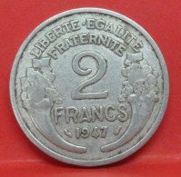 2 Francs Morlon Alu 1947 - TB - Pièce Monnaie France - Article N°780 - 2 Francs