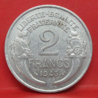 2 Francs Morlon Alu 1948 - TTB - Pièce Monnaie France - Article N°785 - 2 Francs