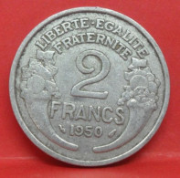 2 Francs Morlon Alu 1950 - TB - Pièce Monnaie France - Article N°790 - 2 Francs