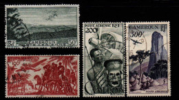 Cameroun - 1947 - Vues   -  PA 38 à 41 - Oblit - Used - Luchtpost