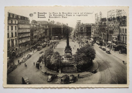 CPA Belgique. Bruxelles - Place De Brouckère - Märkte