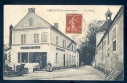 Cpa Du 78 Gargenville La Place -- épicerie Just Hersant & Vins    LANR106 - Gargenville