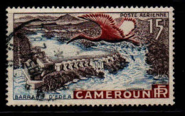 Cameroun - 1953 -  Barrage D' Edea -  PA 43 - Oblit - Used - Luchtpost