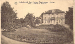 BELGIQUE - Nederbrakel - Eaux Minérales Topbronnen - Château - Carte Postale Ancienne - Brakel