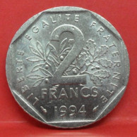 2 Francs Semeuse 1994 DAUPHIN - SUP - Pièce Monnaie France - Article N°808 - 2 Francs