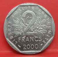 2 Francs Semeuse 2000 - SUP - Pièce Monnaie France - Article N°815 - 2 Francs