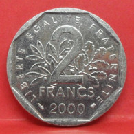 2 Francs Semeuse 2000 - SPL - Pièce Monnaie France - Article N°816 - 2 Francs