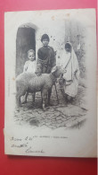 Algérie Types Arabes , Enfants Et Mouton - Kinderen