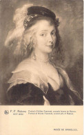 MUSEES - Musée De Bruxelles - Portrait D'Hélène Fourment, Seconde Femme De Rubens - Carte Postale Ancienne - Museum