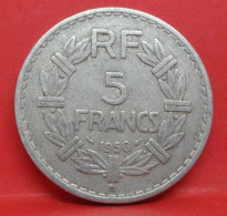 5 Francs Lavrillier Alu 1950 B - TB - Pièce Monnaie France - Article N°848 - 5 Francs