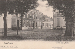 2 Oude Postkaarten Westerloo Hotel Du Marly  Hotel Den Anker  1904 Uitgever Nels - Westerlo