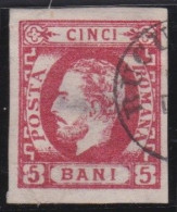 Romania       .    Y&T    .   26       .    O     .  Cancelled    .   Hinged - 1858-1880 Fürstentum Moldau