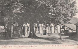 2 Oude Postkaarten Westerloo Hotel Geerts Tel.17   Het Hof  1907 - Westerlo